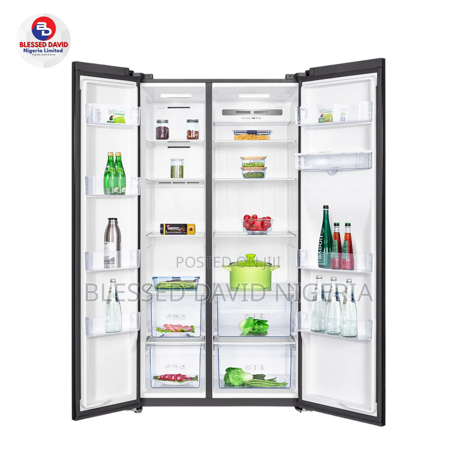 TCL 631L Inverter Side-by-Side Refrigerator - P790SBS