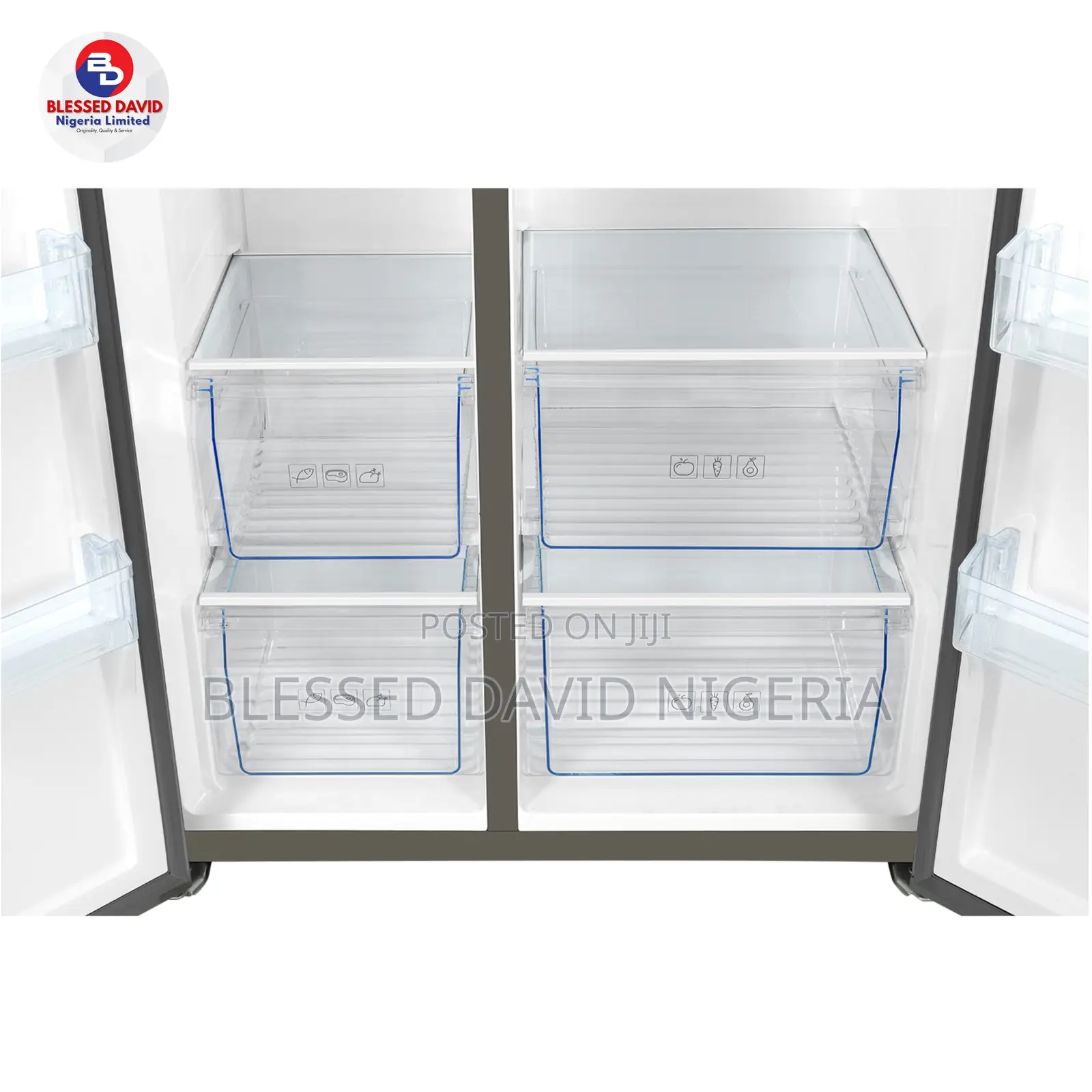 TCL 631L Inverter Side-by-Side Refrigerator - P790SBS