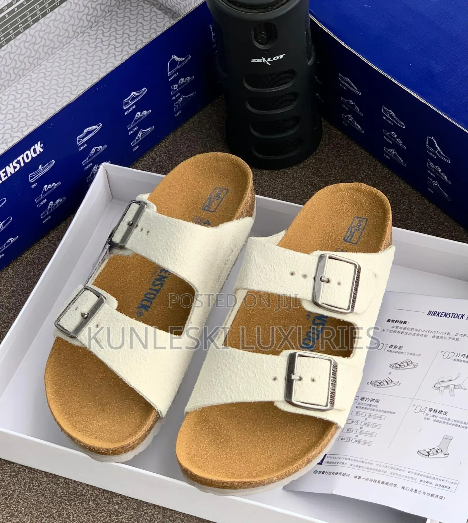 Original Birkenstock Leather Slippers