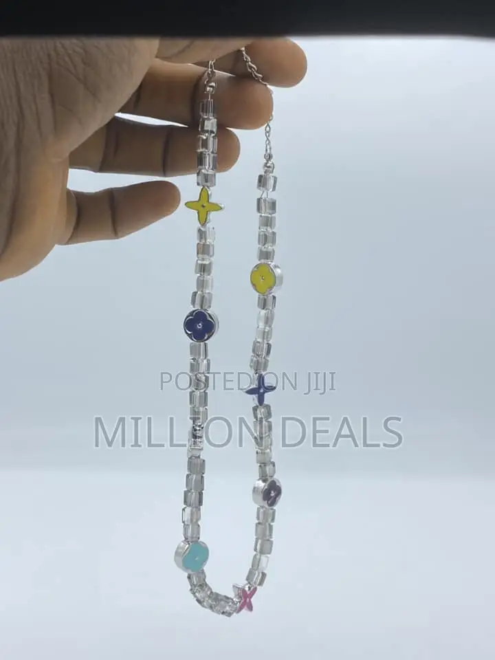 Ski Pattern Trendy Men's Unique Choker Neckpiece