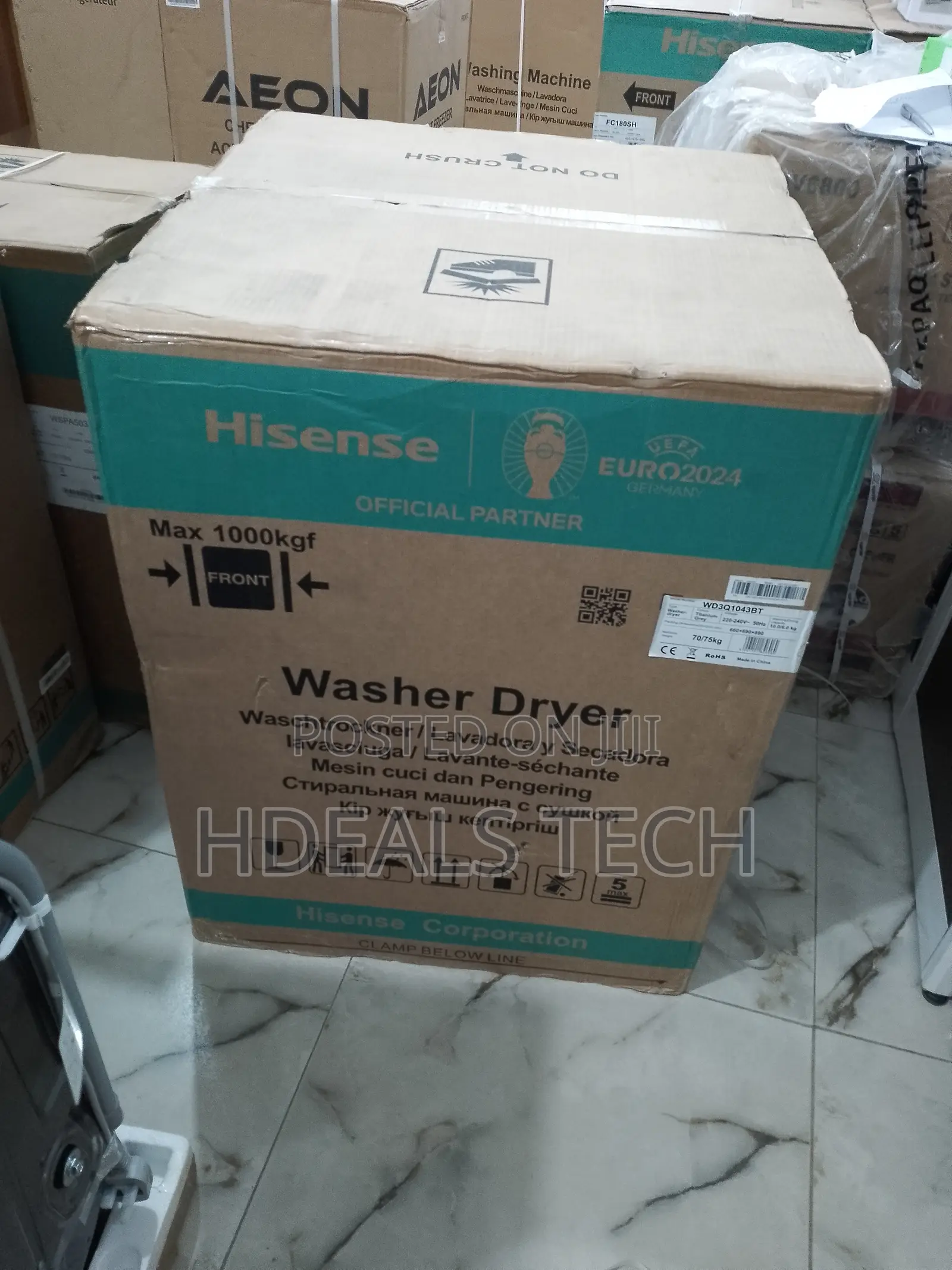 Automatic| Hisense Front Load Washing Machine (10kg)