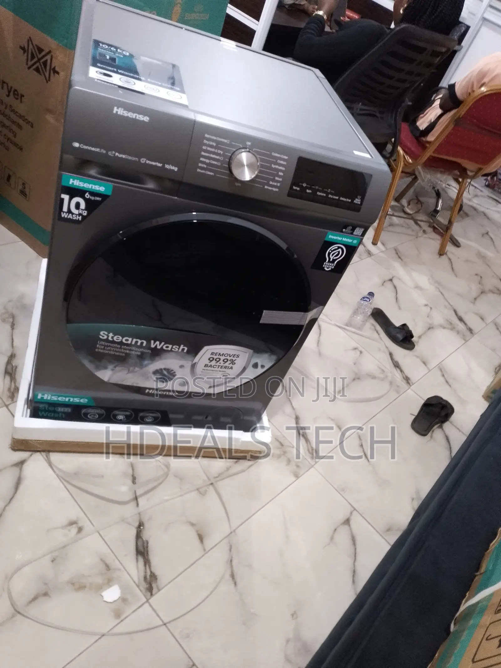Smart Wash Dry Automatic Front Load 10kg Washing Machine .