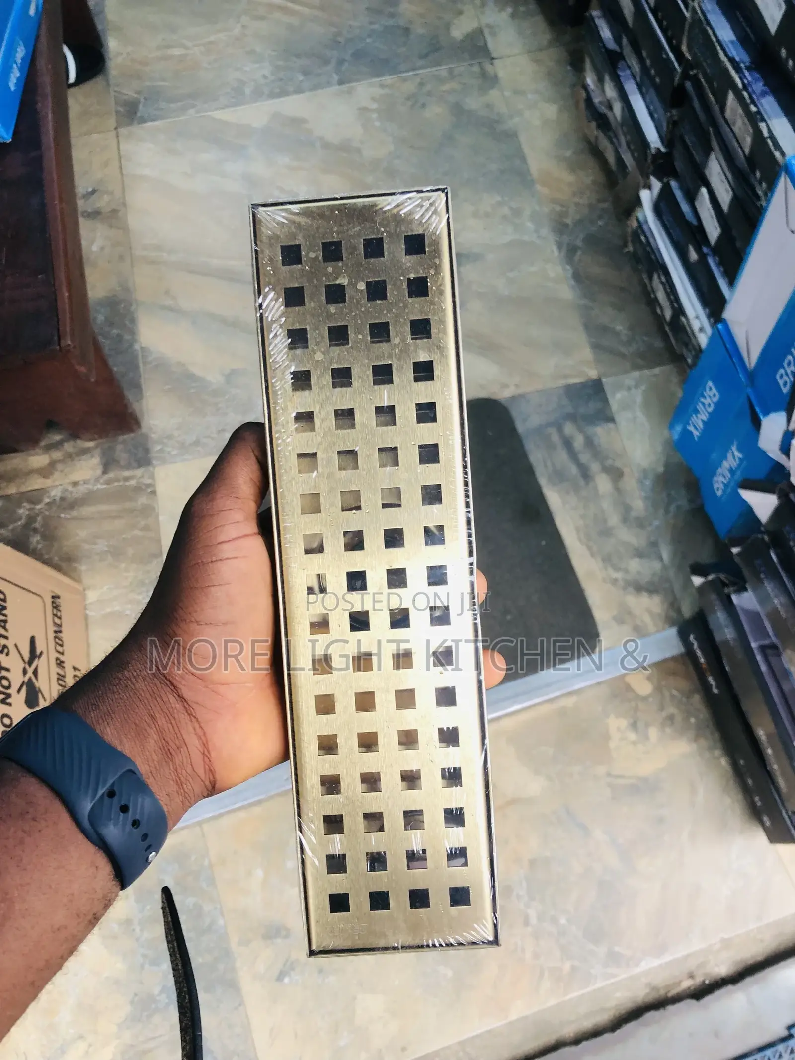 Gold Floor Drain