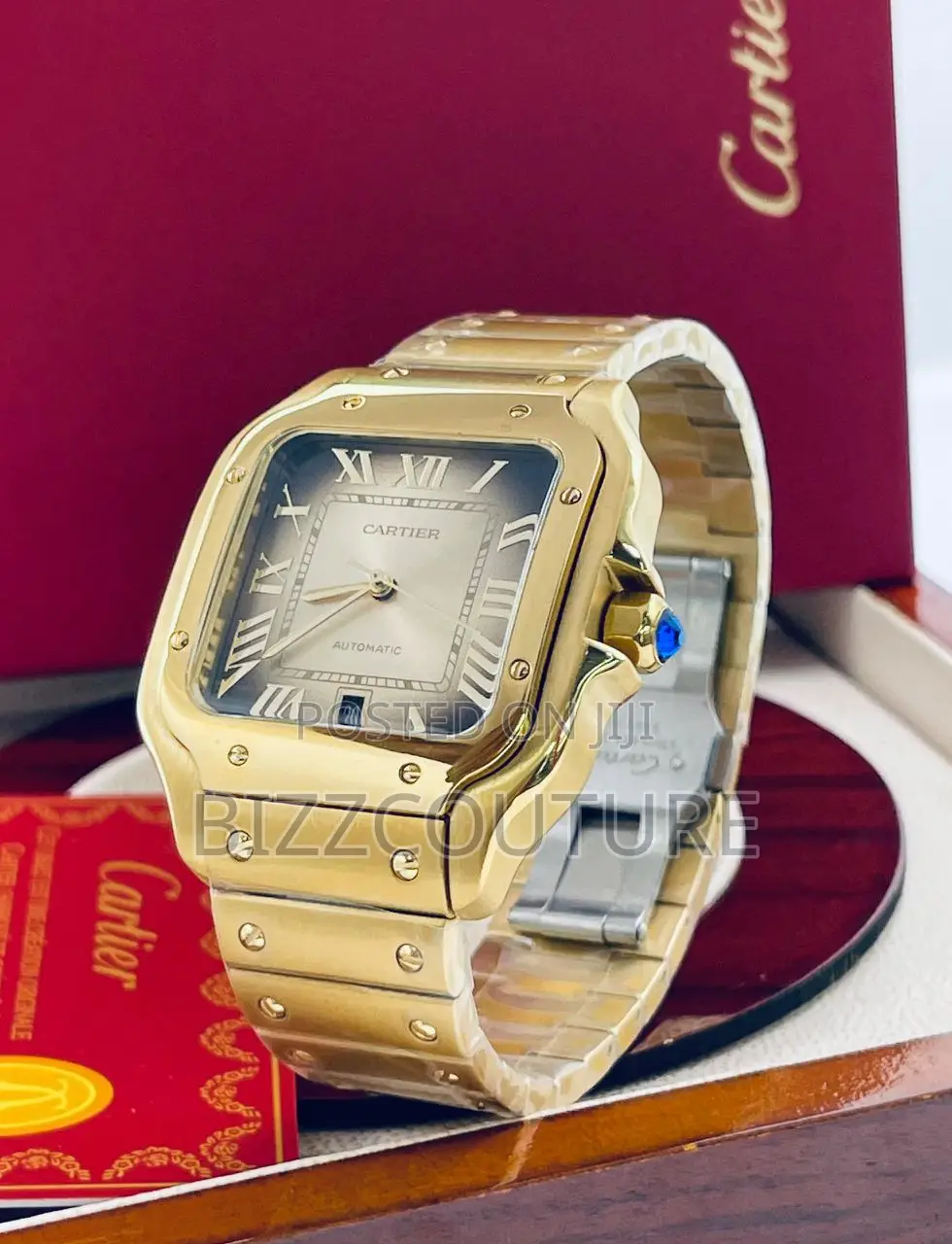 Original Cartier Gold Chain Watch Is Available in Store