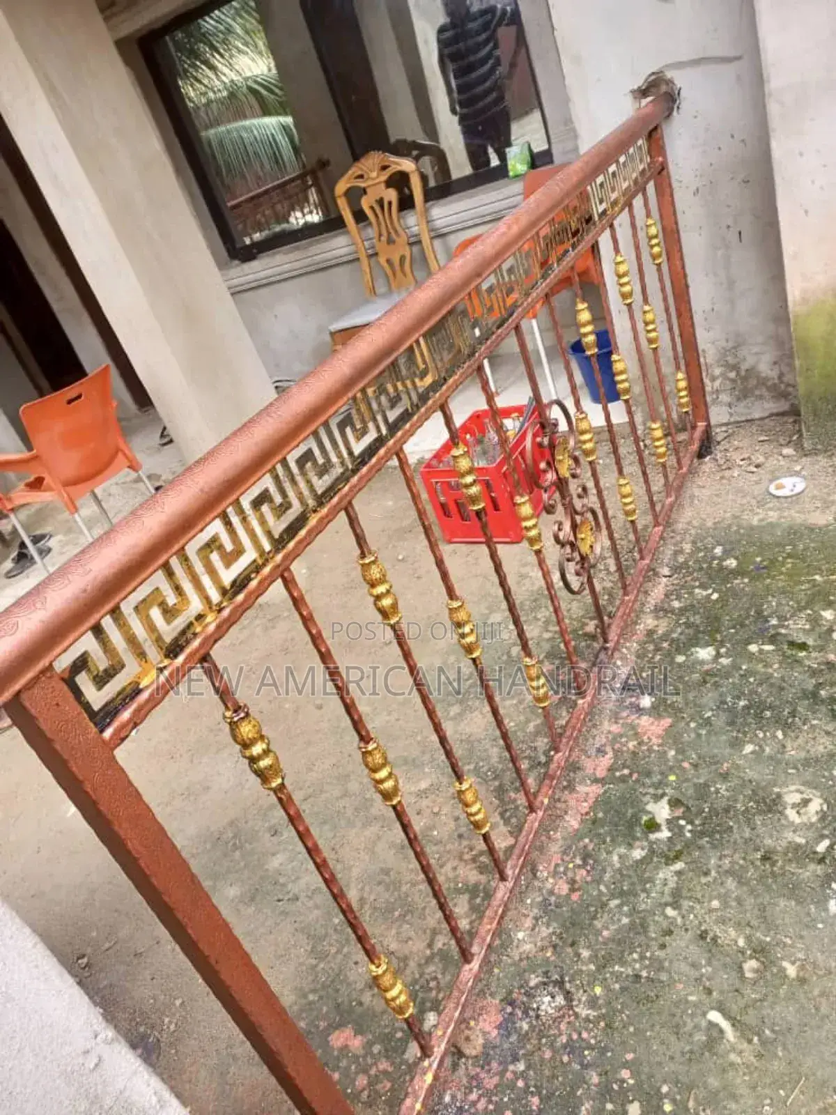 Trendn Strong Durable Rot Iron Handrails With Latest Designs
