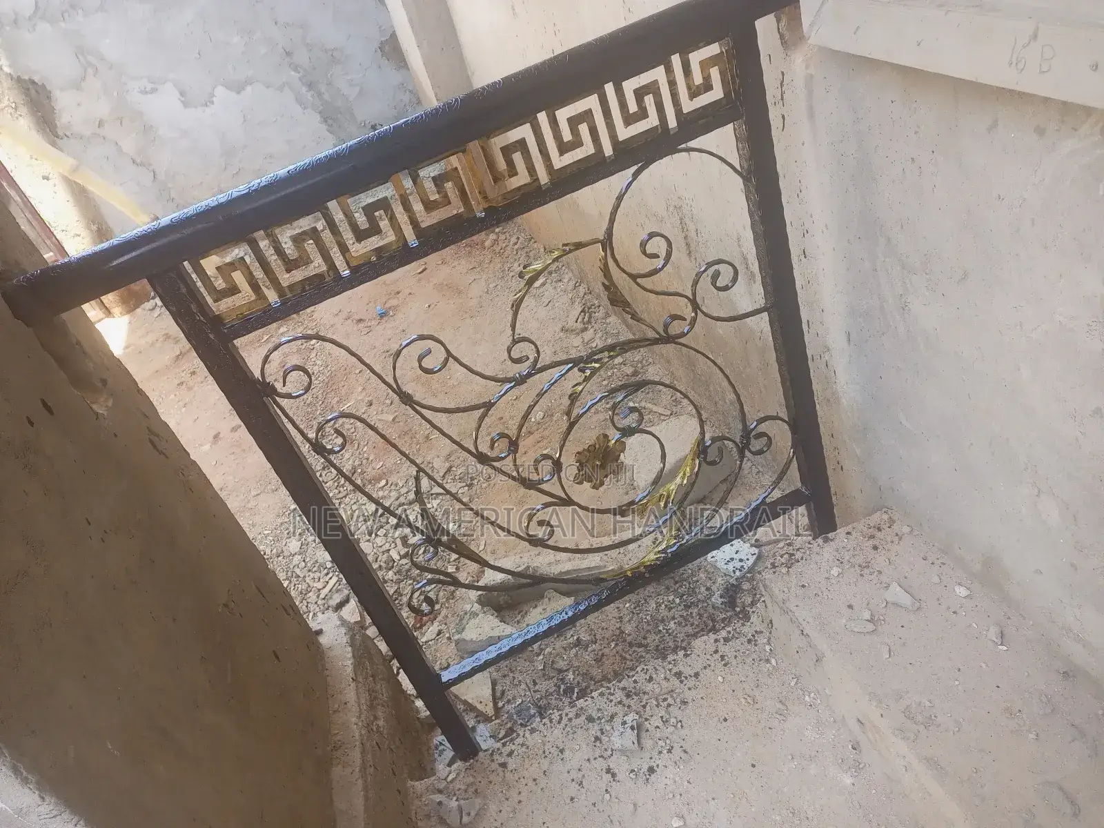 Trendn Strong Durable Rot Iron Handrails With Latest Designs