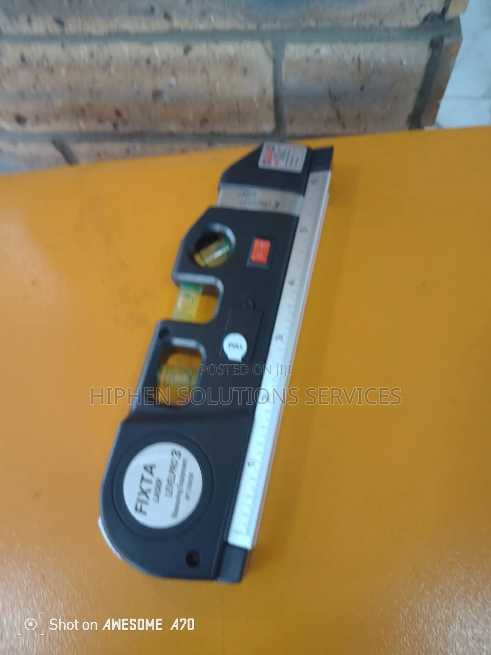 Level Laser Line Leveler Beam Tool With Metric Rulers