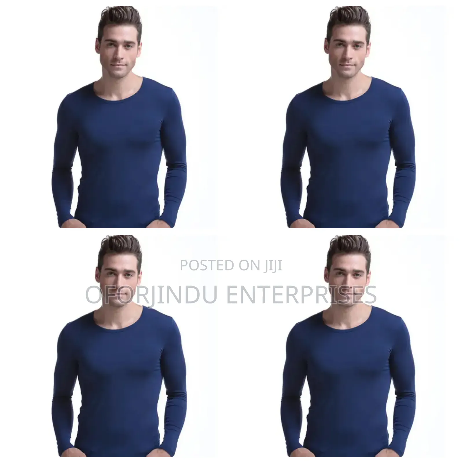 Thermal Winter Long John O-Neck Modal Warm Heated Undershirt