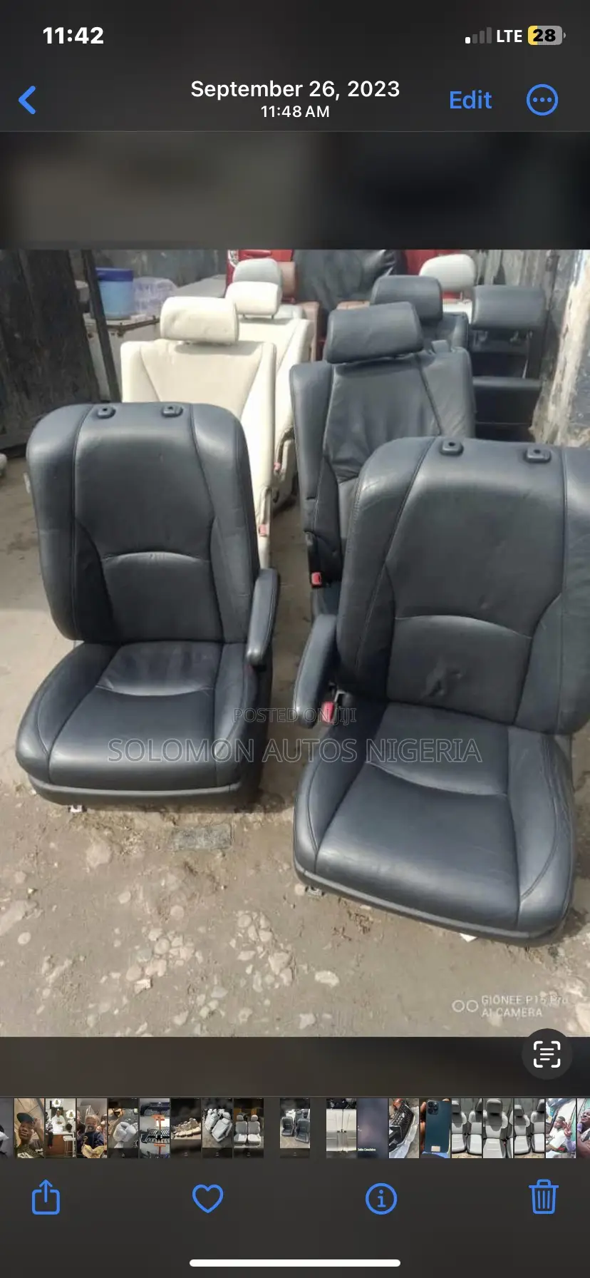Complete Seat Lexus RX 330 2006 Model