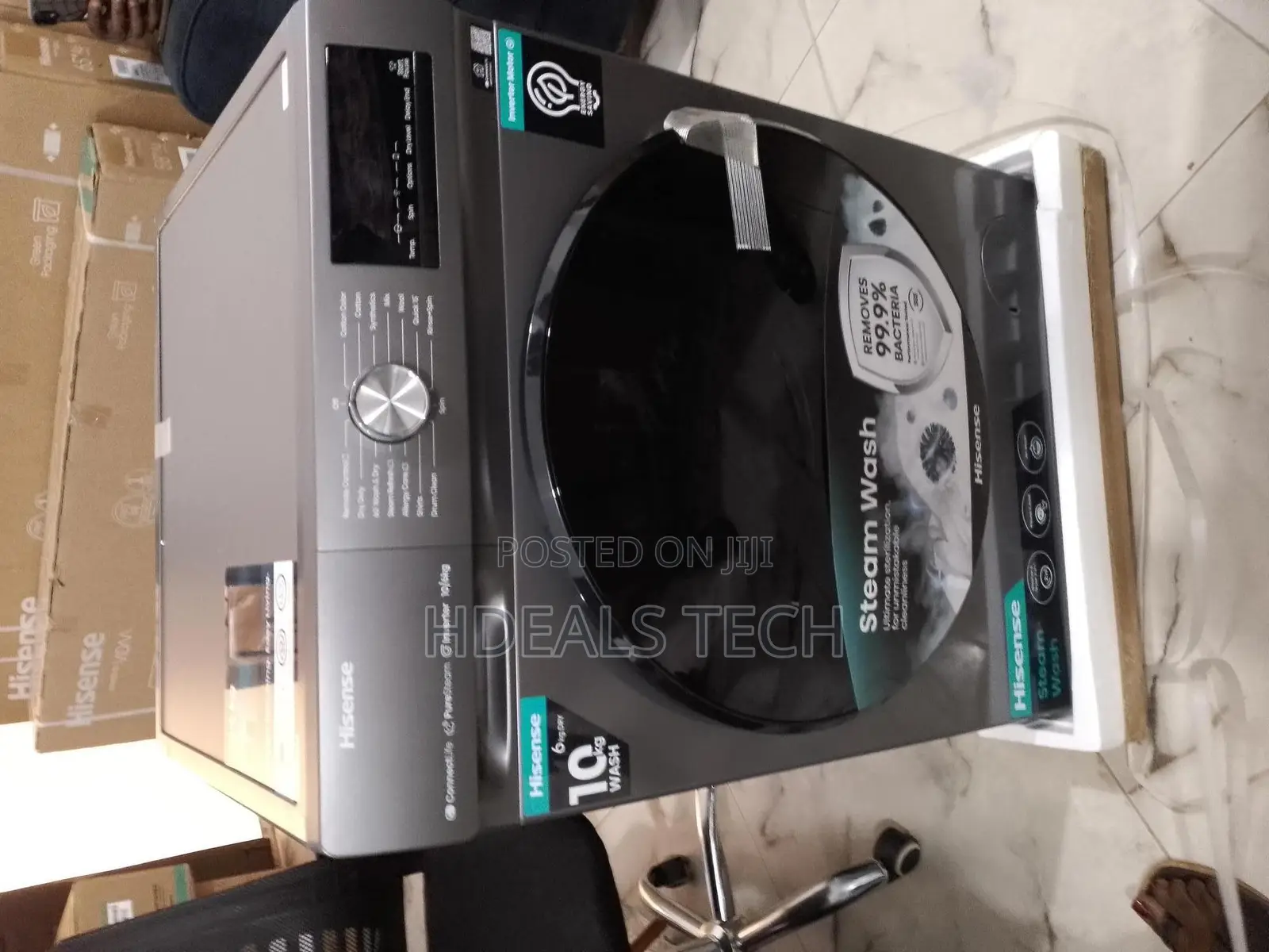The Unique 10KG Front Load Wash Dry Machine - Hisense 
