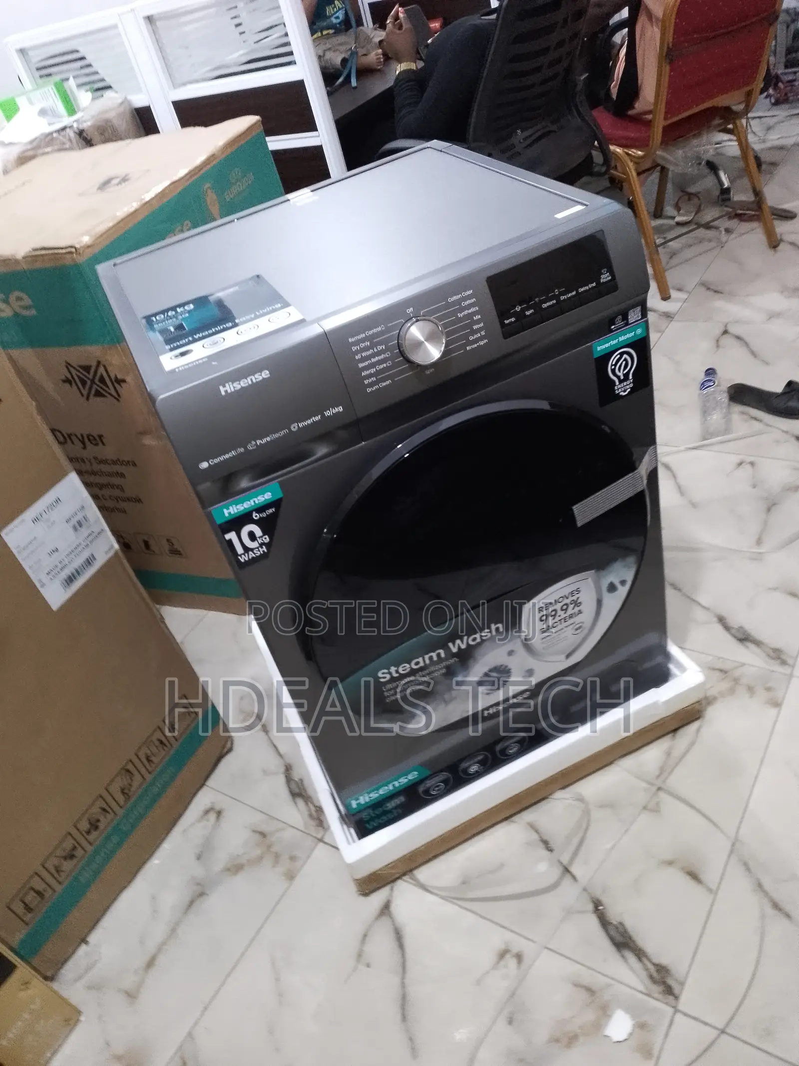 Hisense Wash and Dry Machine With 10KG Washer > AUTOMATIC 