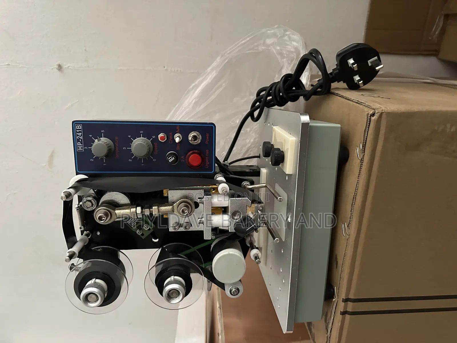 Semi Automatic Electric Ribbon Date Coding Machine
