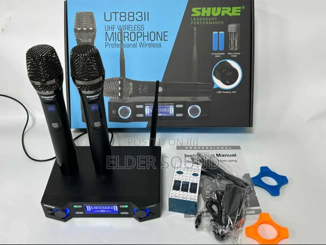 Model Shure Uhf UT 883ll Wireless Microphone