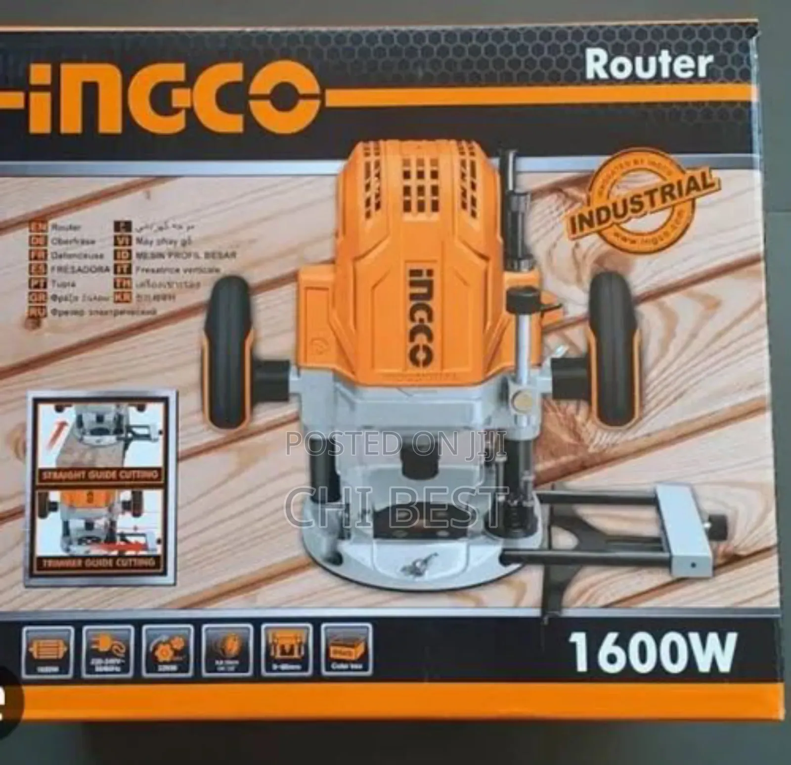 Ingco Electric Wood Router Machine 1600w