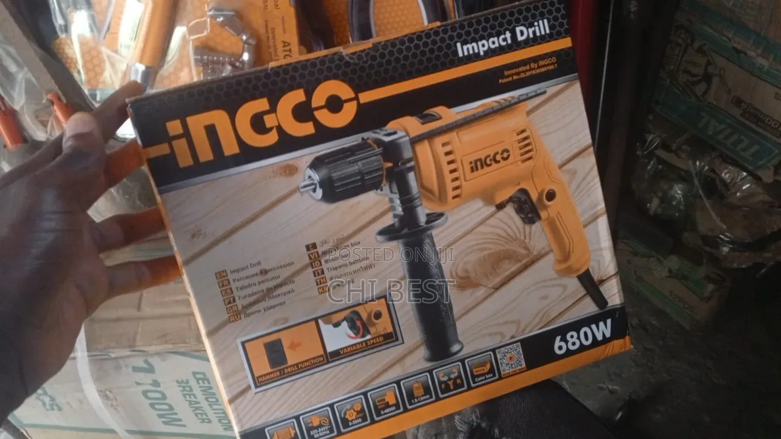 Ingco Electric Drill 680w