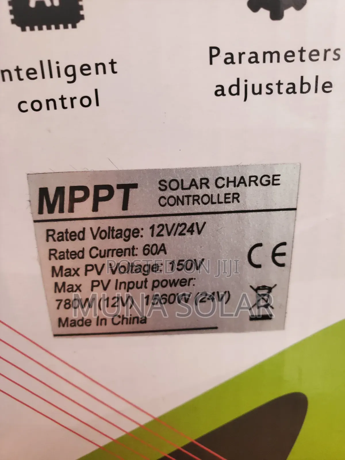 60ah 12v to 24v MPPT Charge Controller
