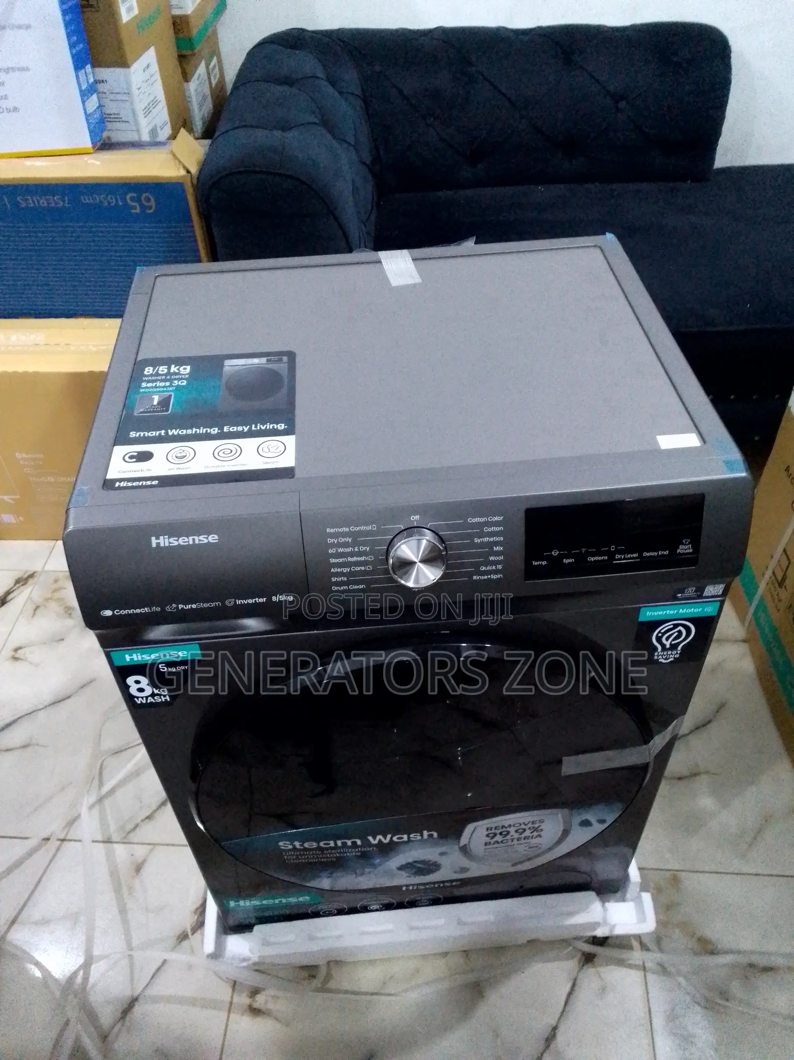 Premium Hisense 8kg Wash and Dry Washing Machine Wd3q8043btz