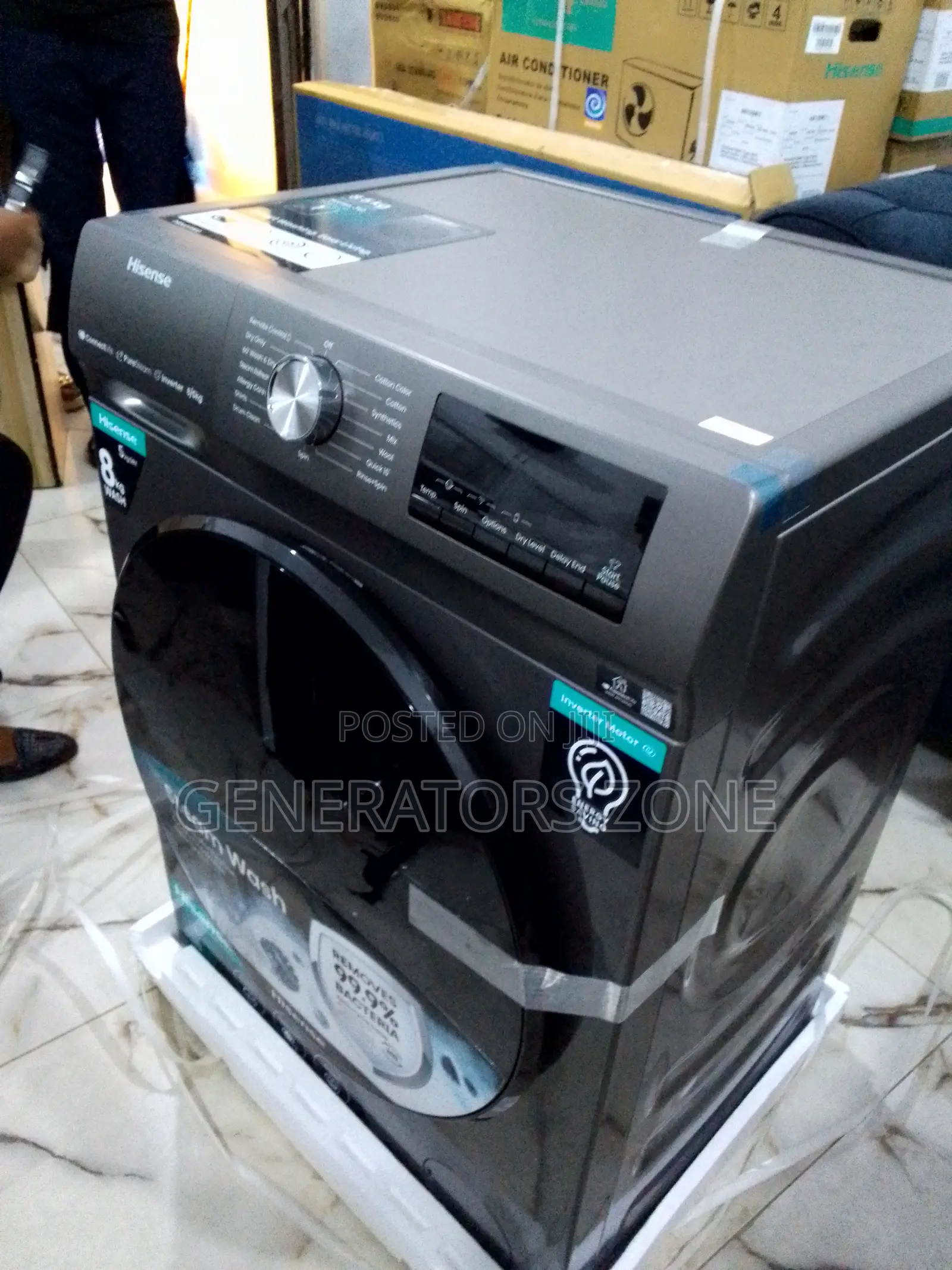 Comfortable Hisense 8kg Wash and Dry Washing Machine