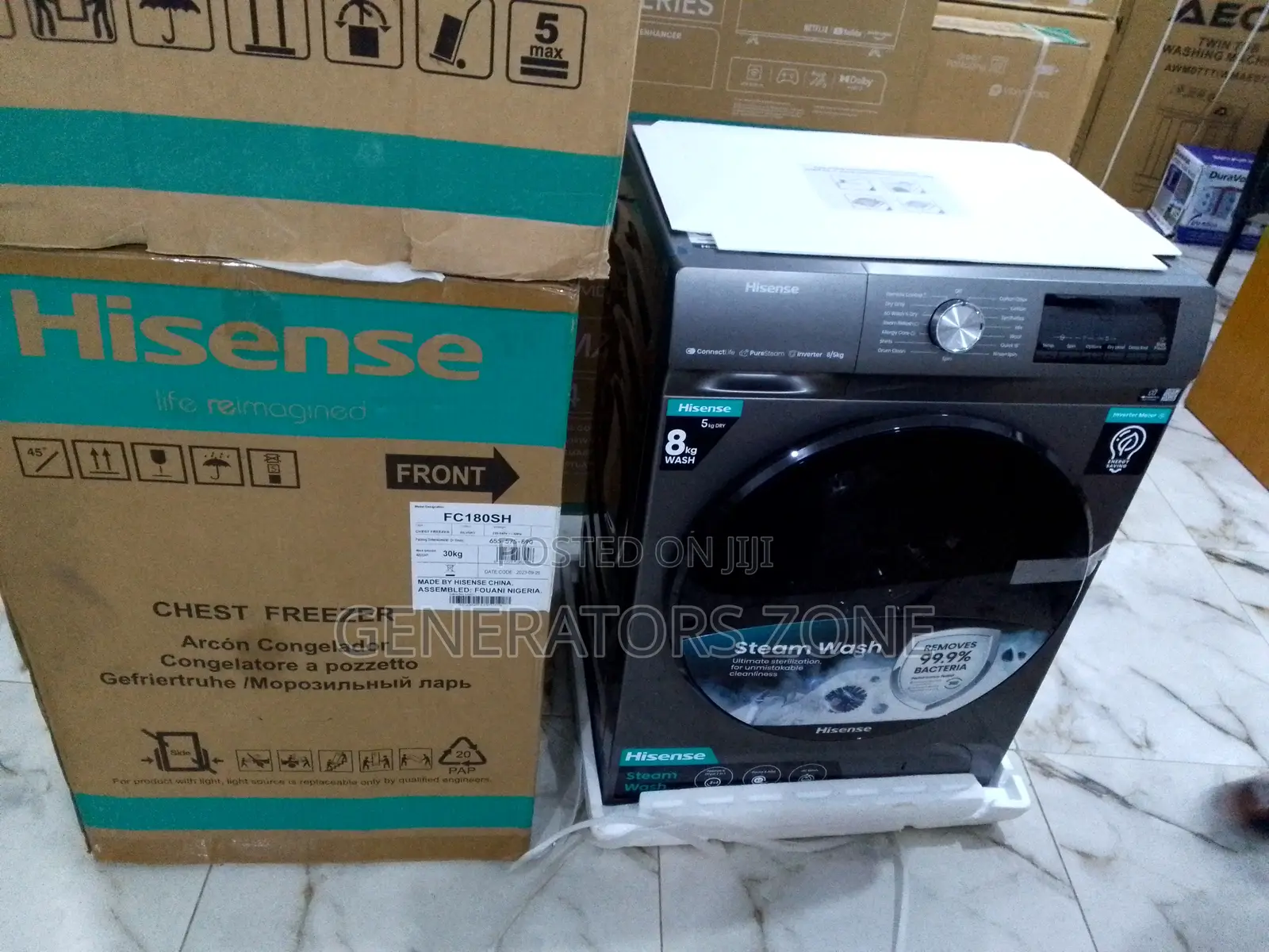 Advanud Hisense 8kg Wash and Dry Washing Machine