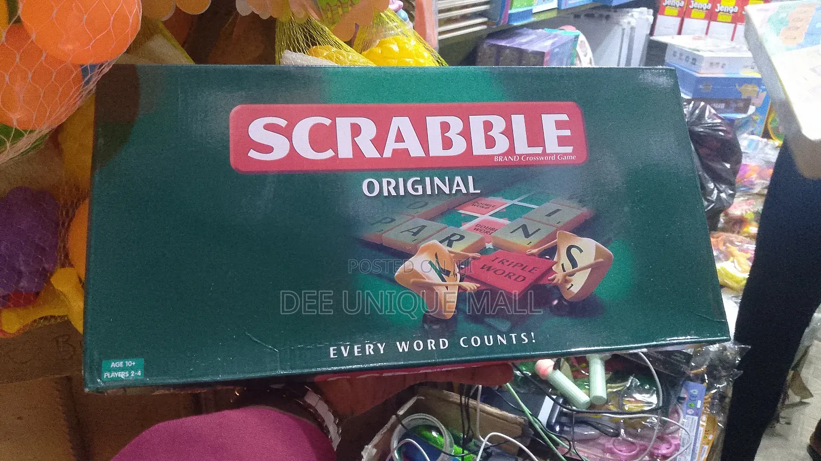 Scrabble Family Word and Spelling Game Board.Medium Size