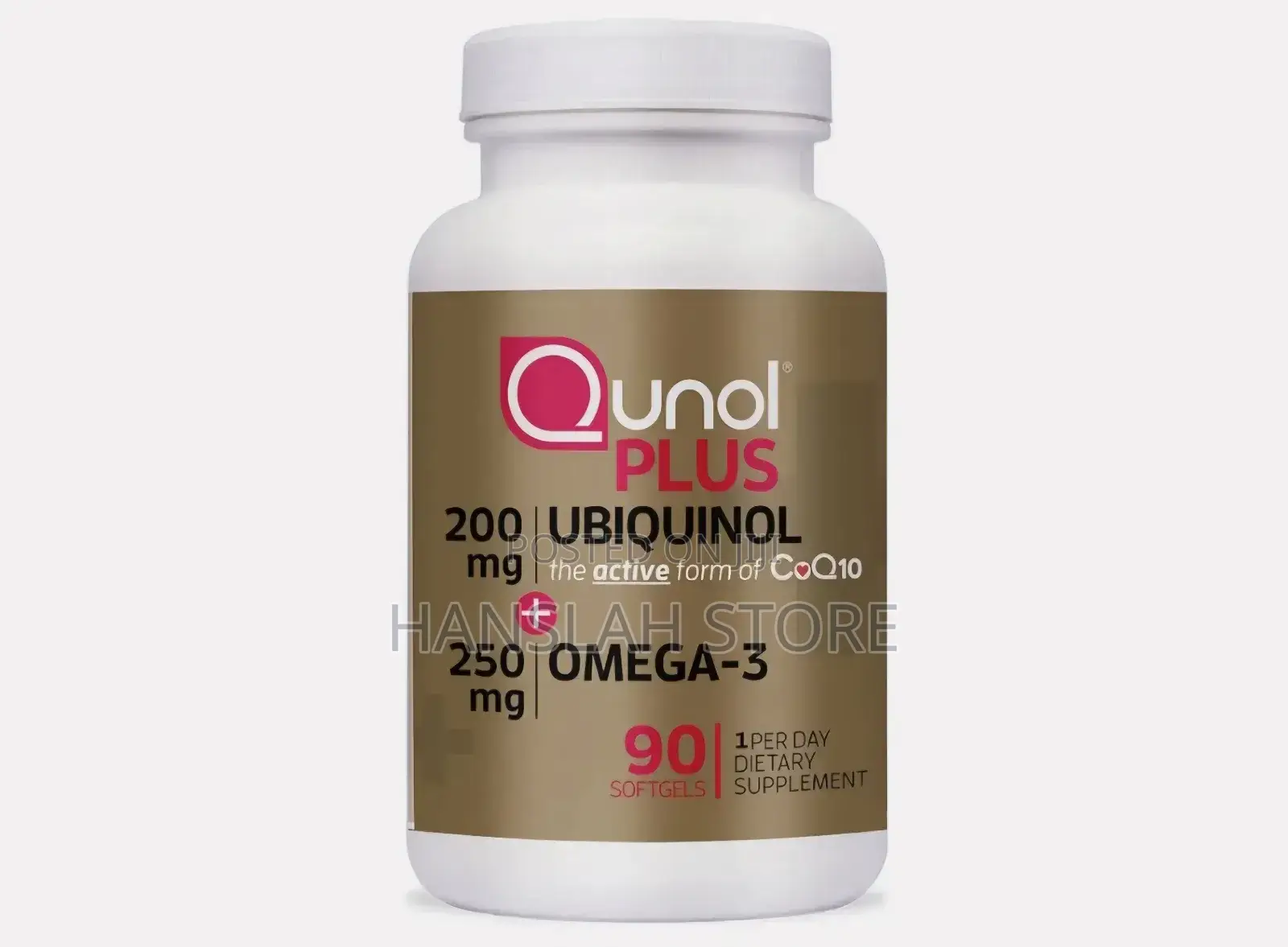Qunol Plus Ubiquinol Coq10 0mega 3 200mg*90caps