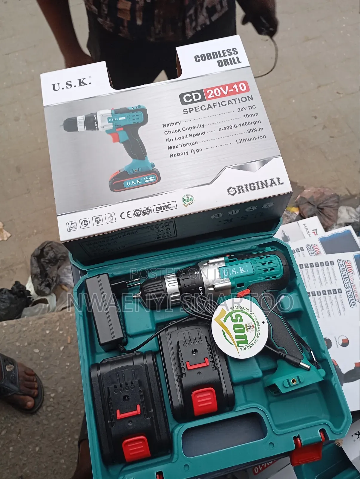 Usk Battery Drilling Machine