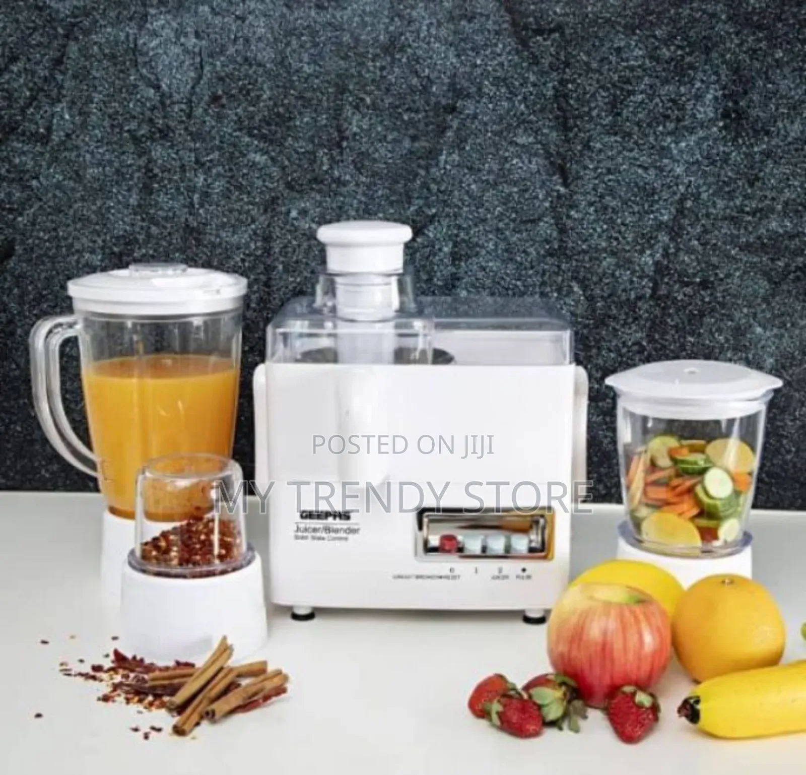 4 in 1 Master Chef Blender - Juicer, Grinder, Blender, and Mill