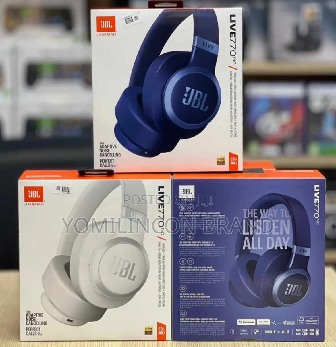 JBL Tune 720BT - Wireless Over-Ear Headphones.