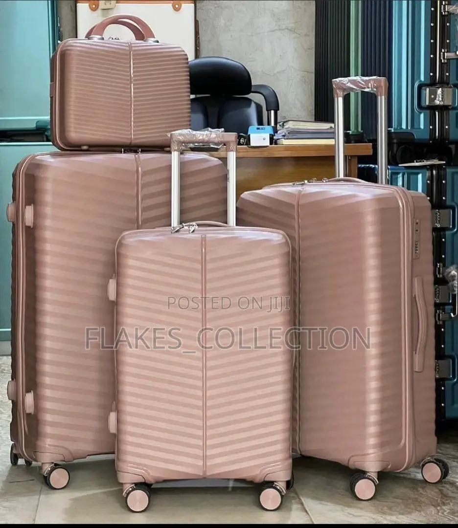 Set of 4 Polypropylene Rubber Luggage Box
