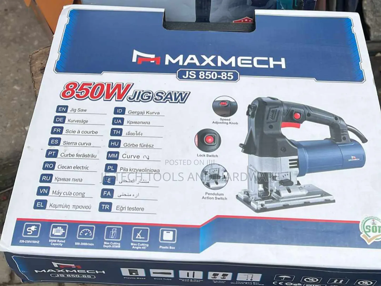 Maxmech Professional Jig Saw Machine Js 850-85