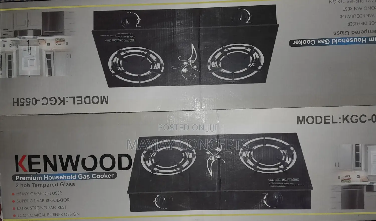 Kenwood Infrared Glass Table Gas Cooker-No Flame,No Smoke