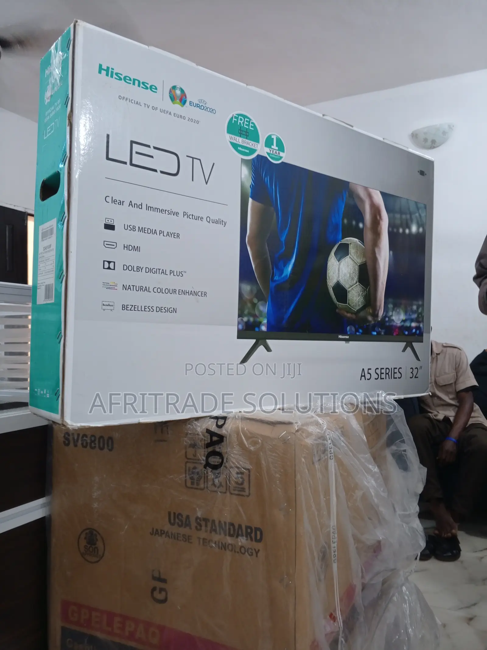 Hisense 32 Inch A5100 Series HD- With Wall Bracket