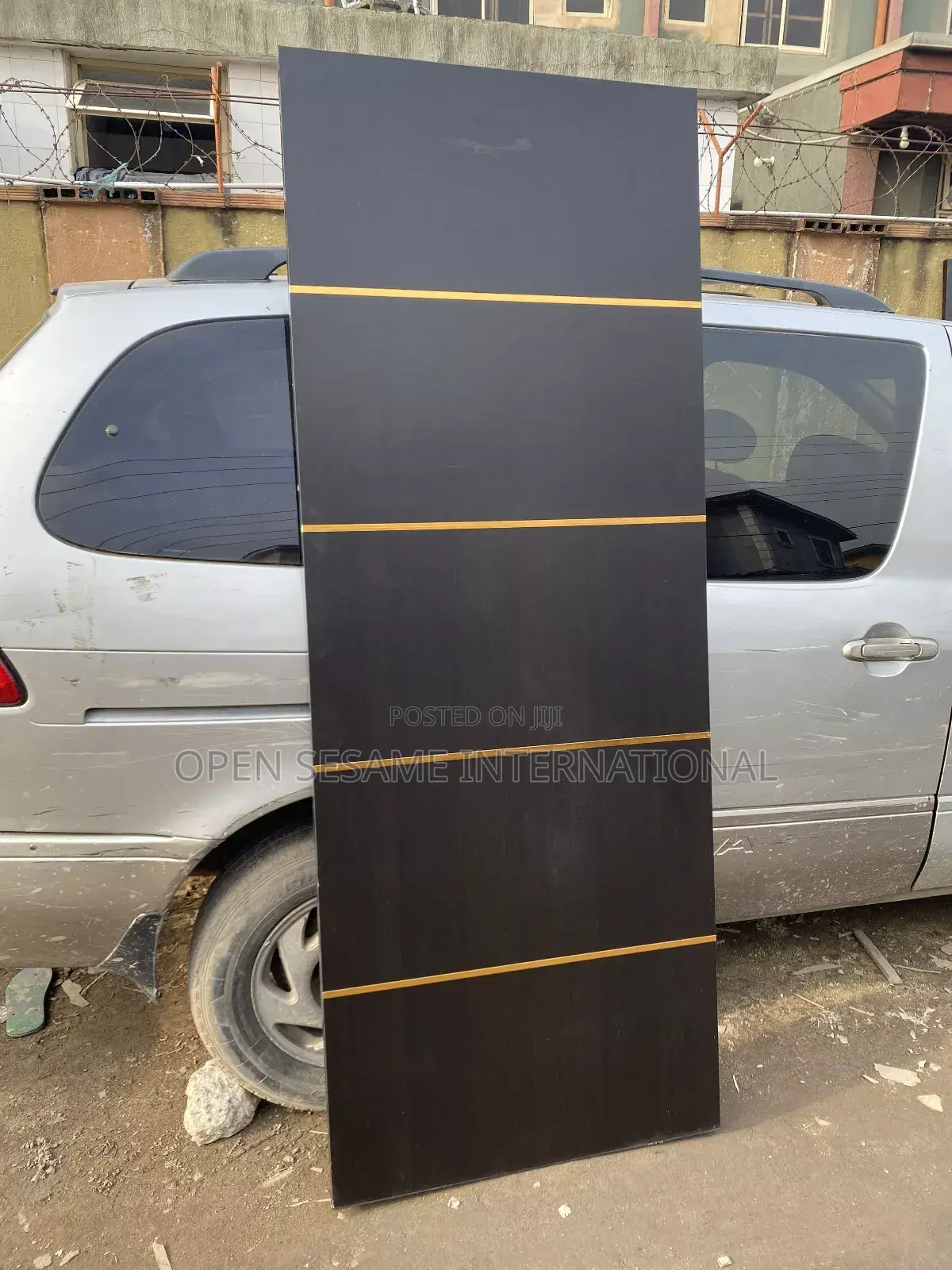 Wenge HDF Door With Gold Chrome