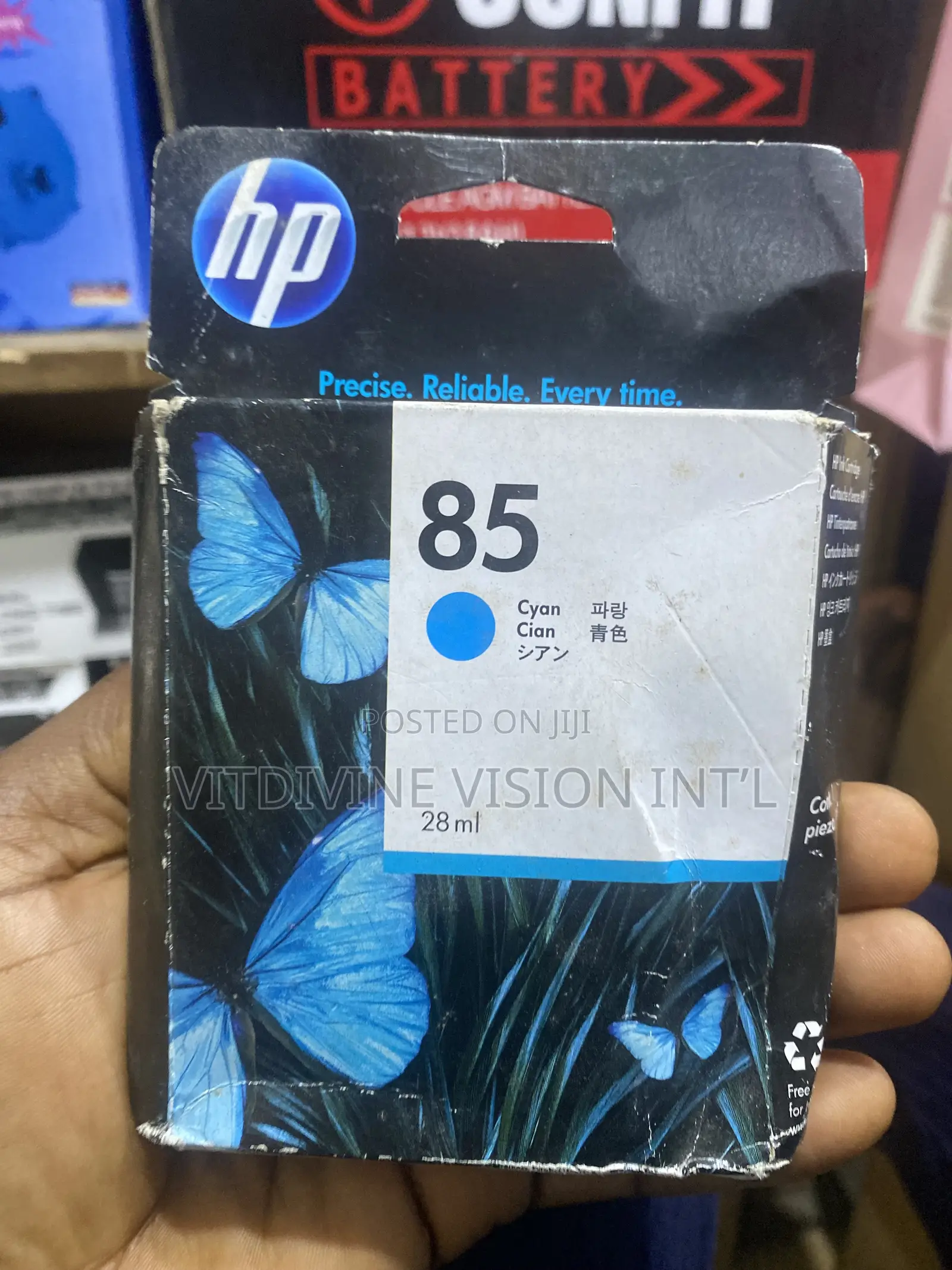 HP 85 Ink 28-Ml Cyan Designjet 30, 90 and 130 Printer