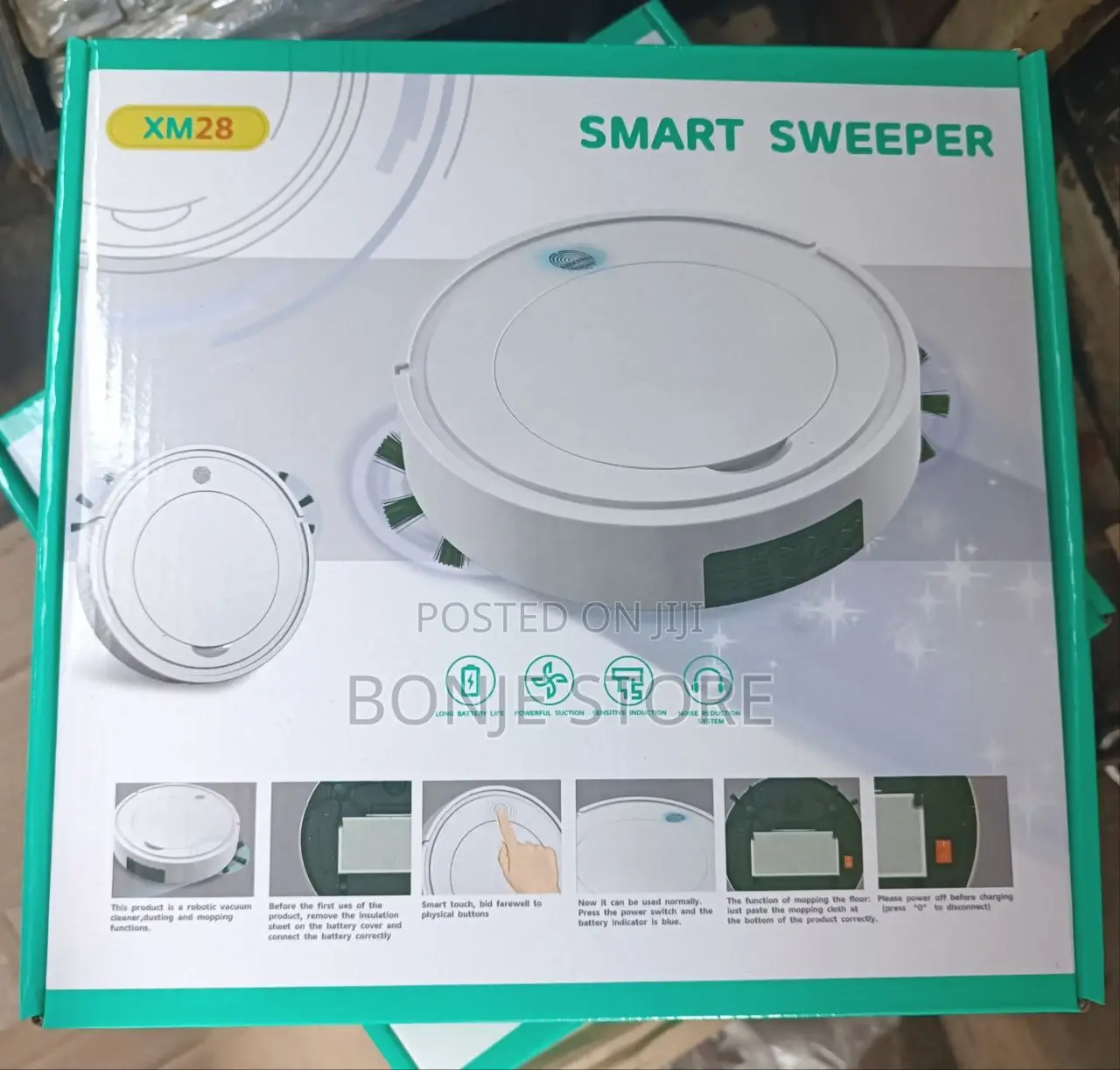 Xm28 Smart Robot Sweeper/Long Battery Life, Powerful Suction