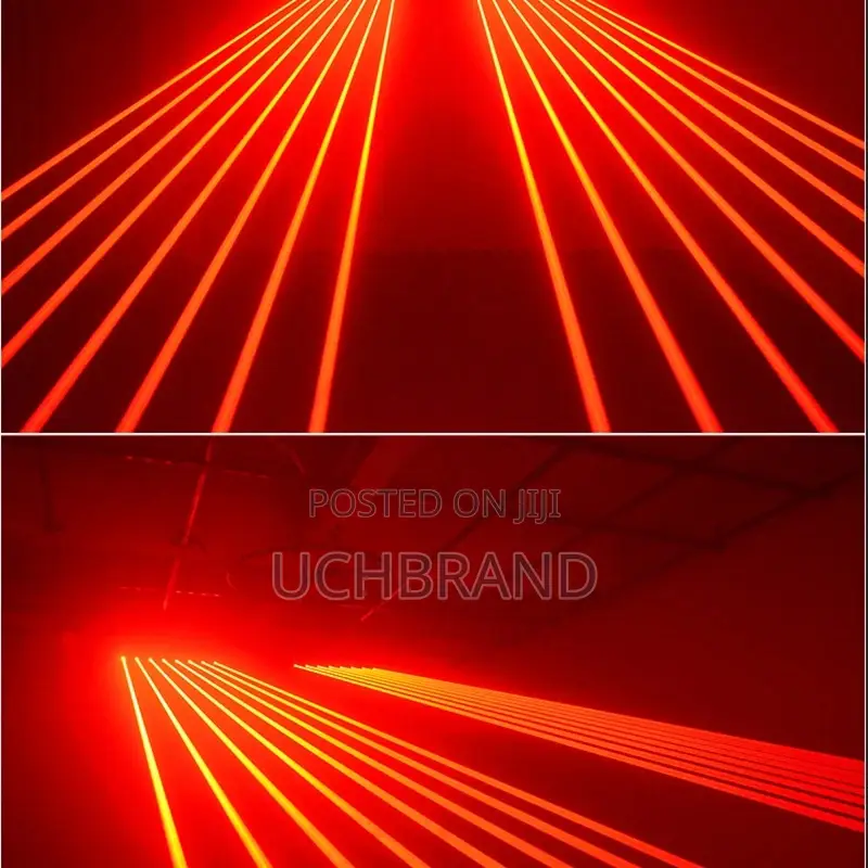 8 Eye Red Laser Bar Light