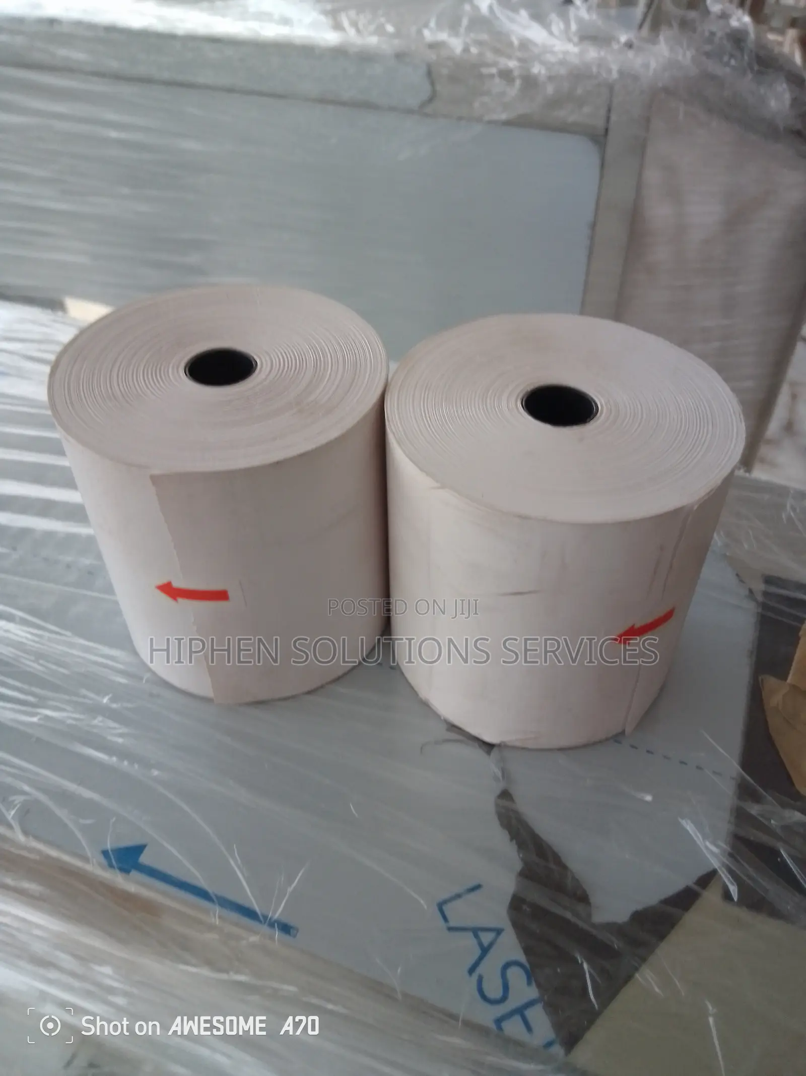White High Quality Thermal Paper Roll – 80mm X 80mm