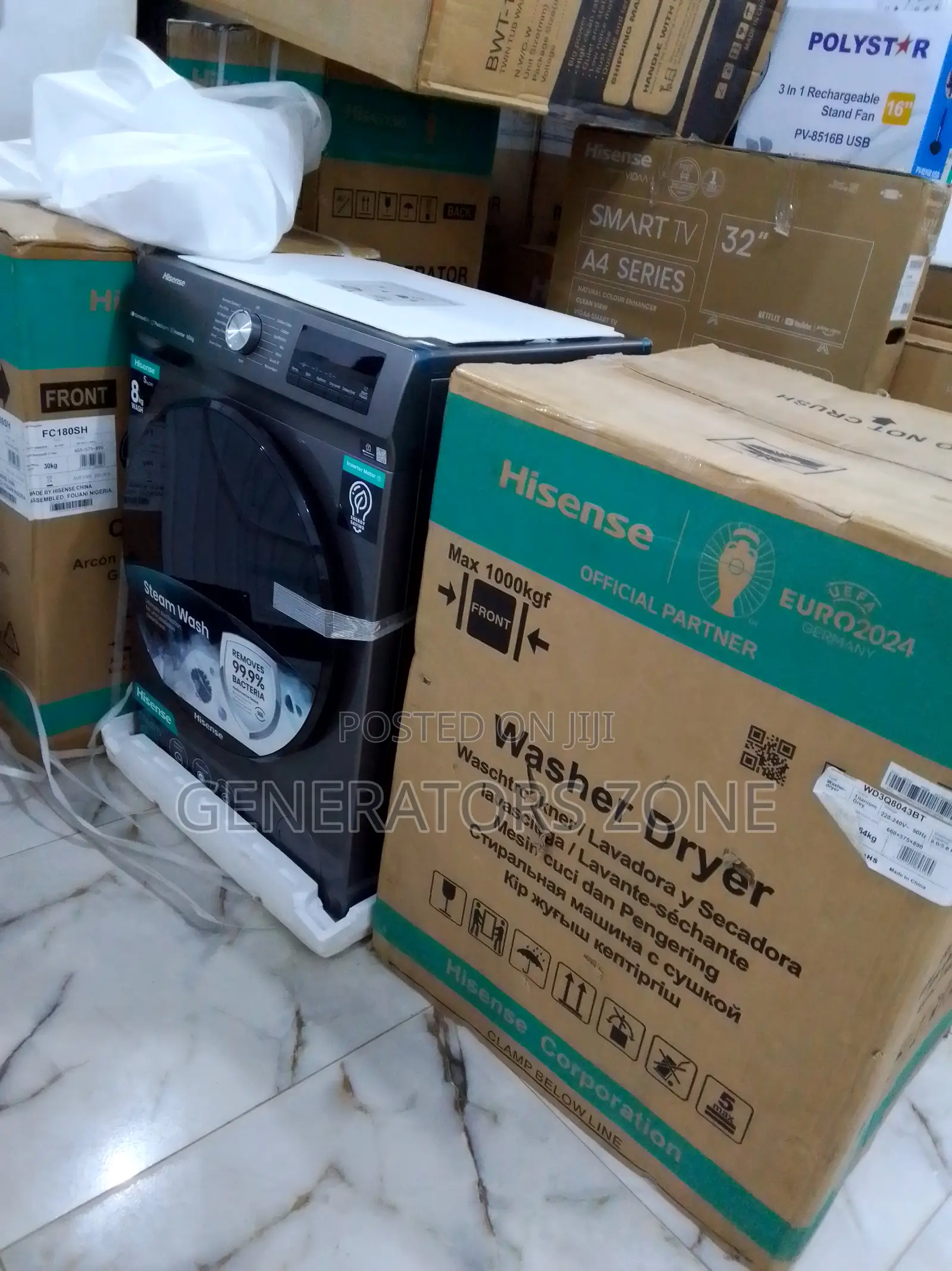 Wireless Hisense 8kg Wqash and Dry Washine Machine