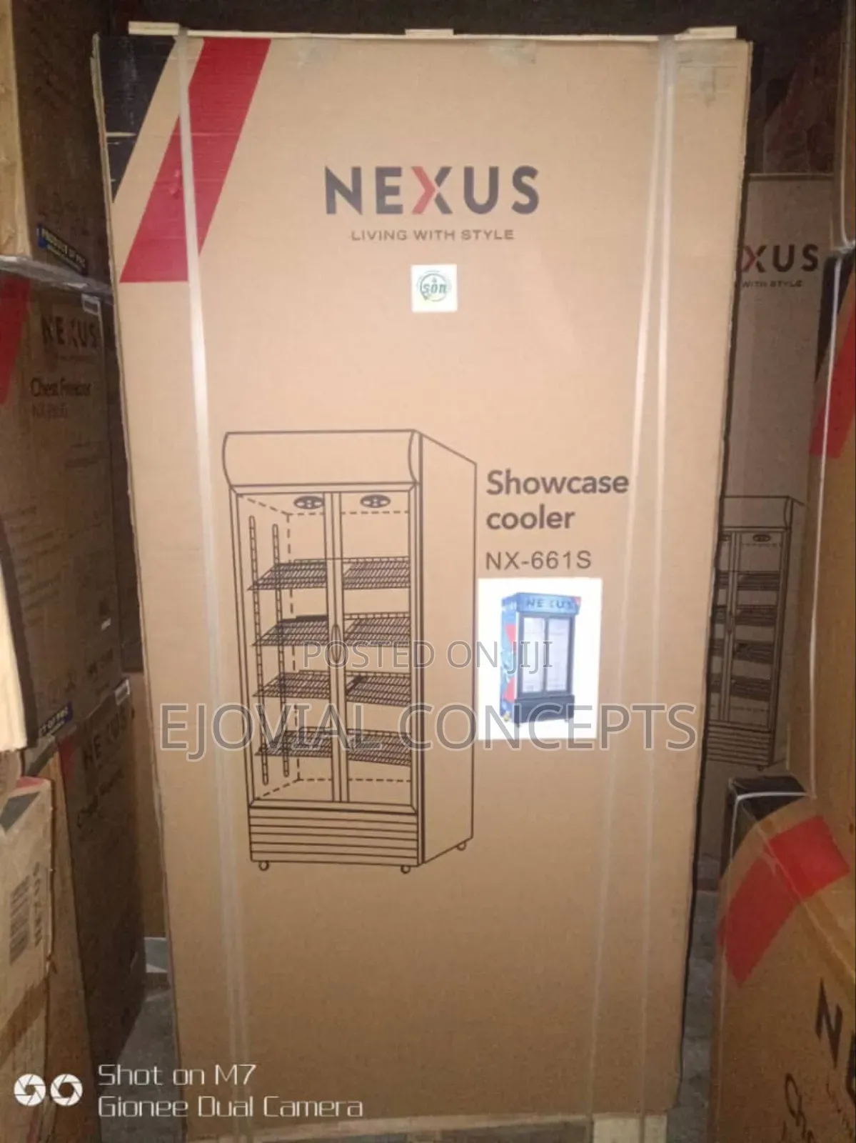 Nexus 600l Showcase Fridge Nx-661s
