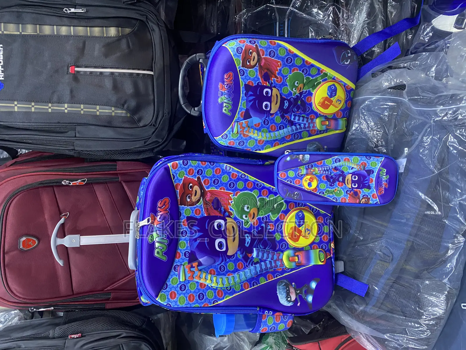4 in 1 Trolley School Bag