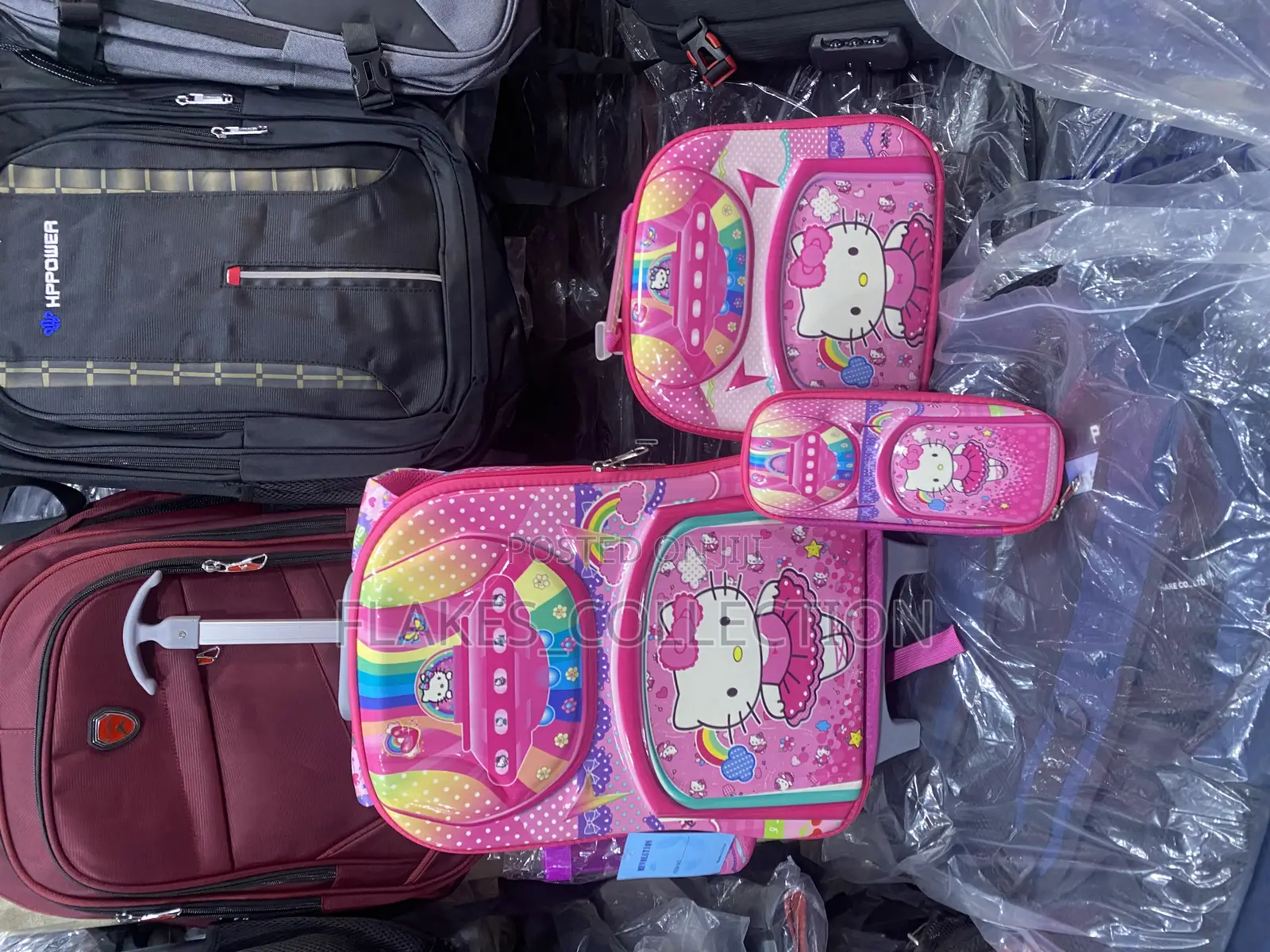 4 in 1 Trolley Schoolbag