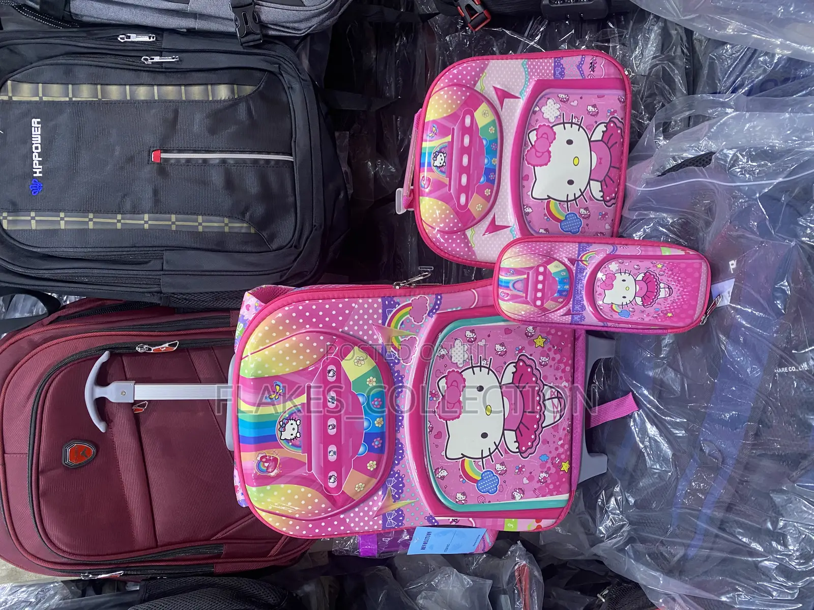 4 in 1 Trolley Schoolbag