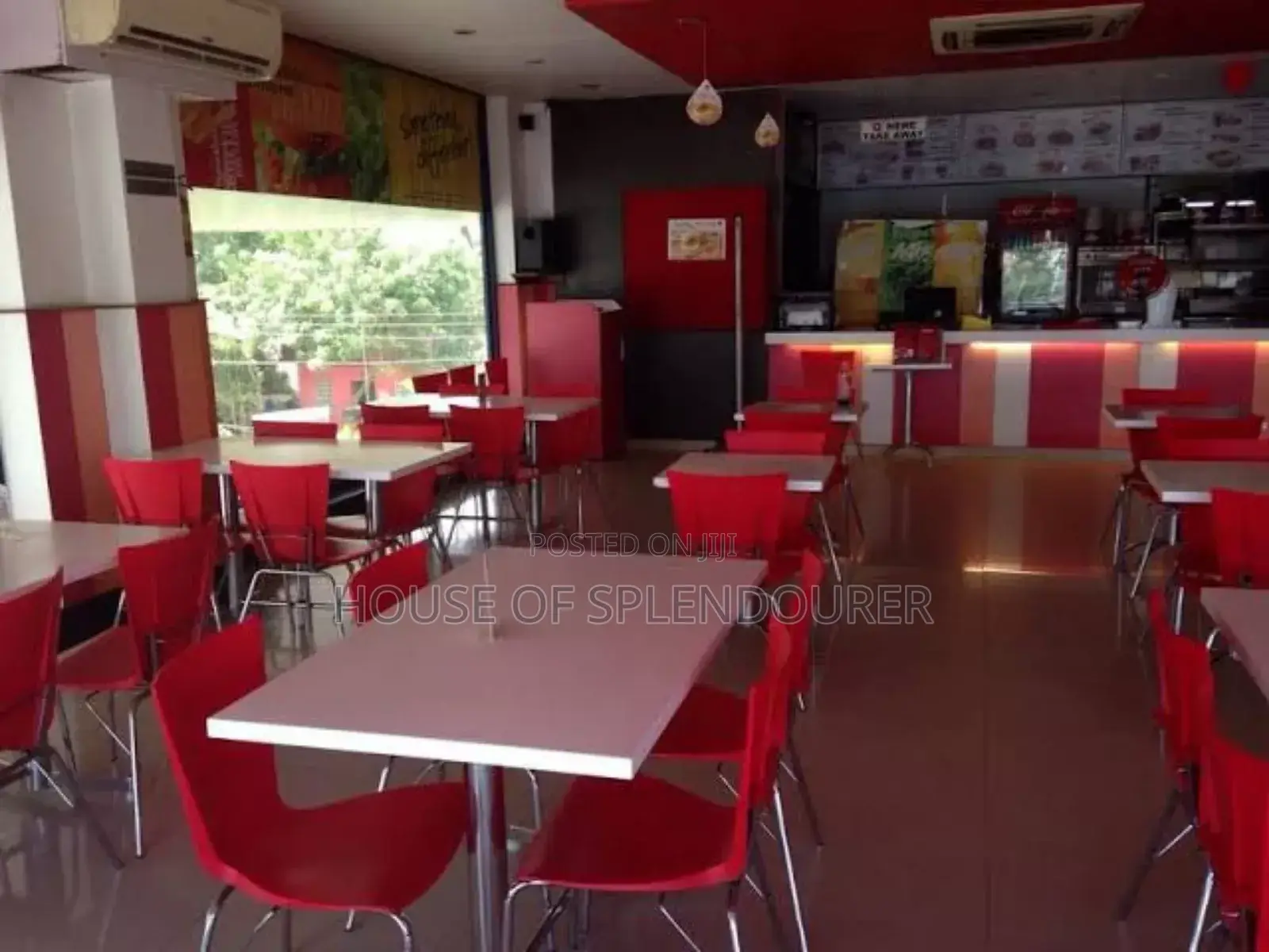 Fast Food Interior Decor