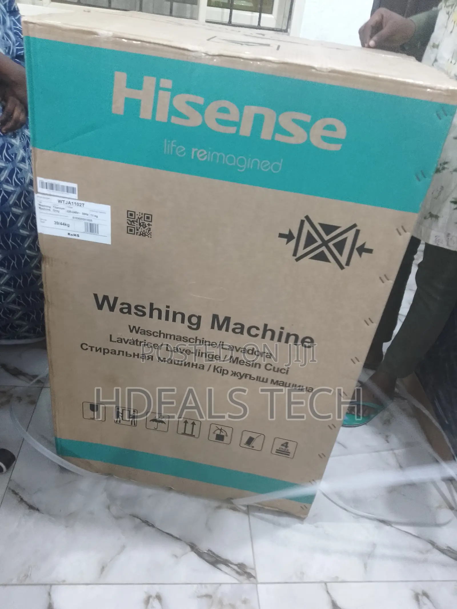 Hisense 11kg Fully Automatic Top Load Machine 