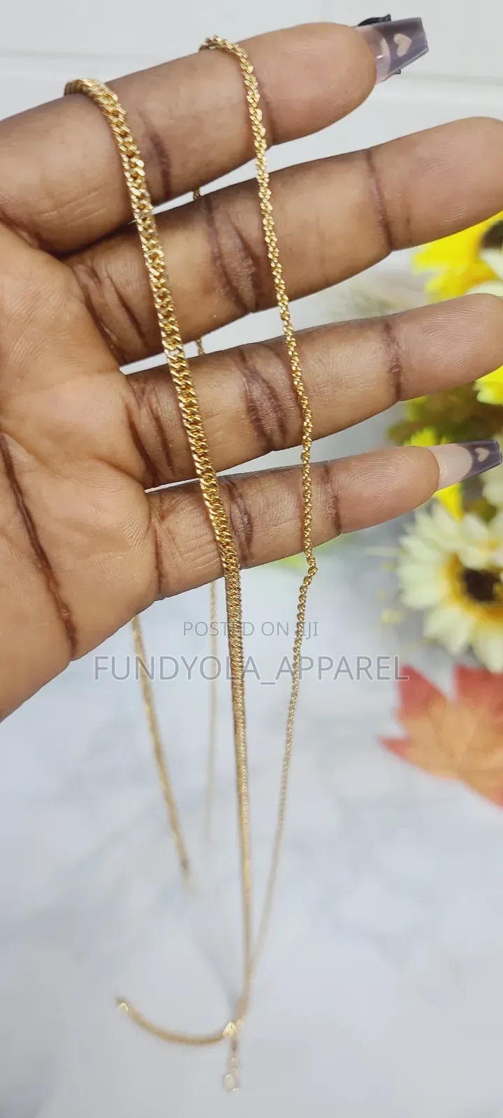Pure Italian Gold Copy Chain