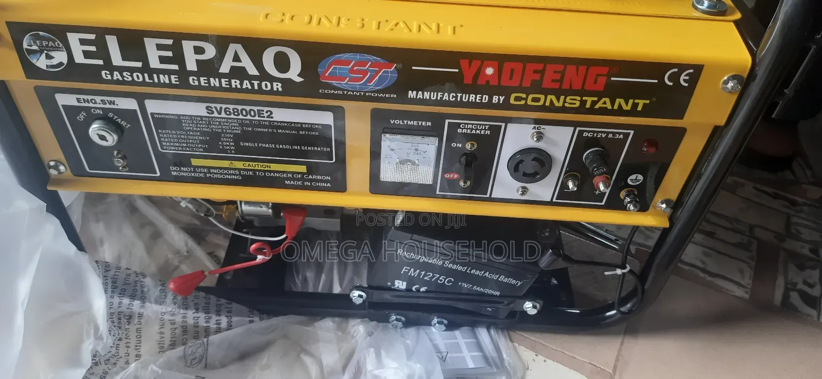 4.5 Kva Elepaq Constant Key Starter.