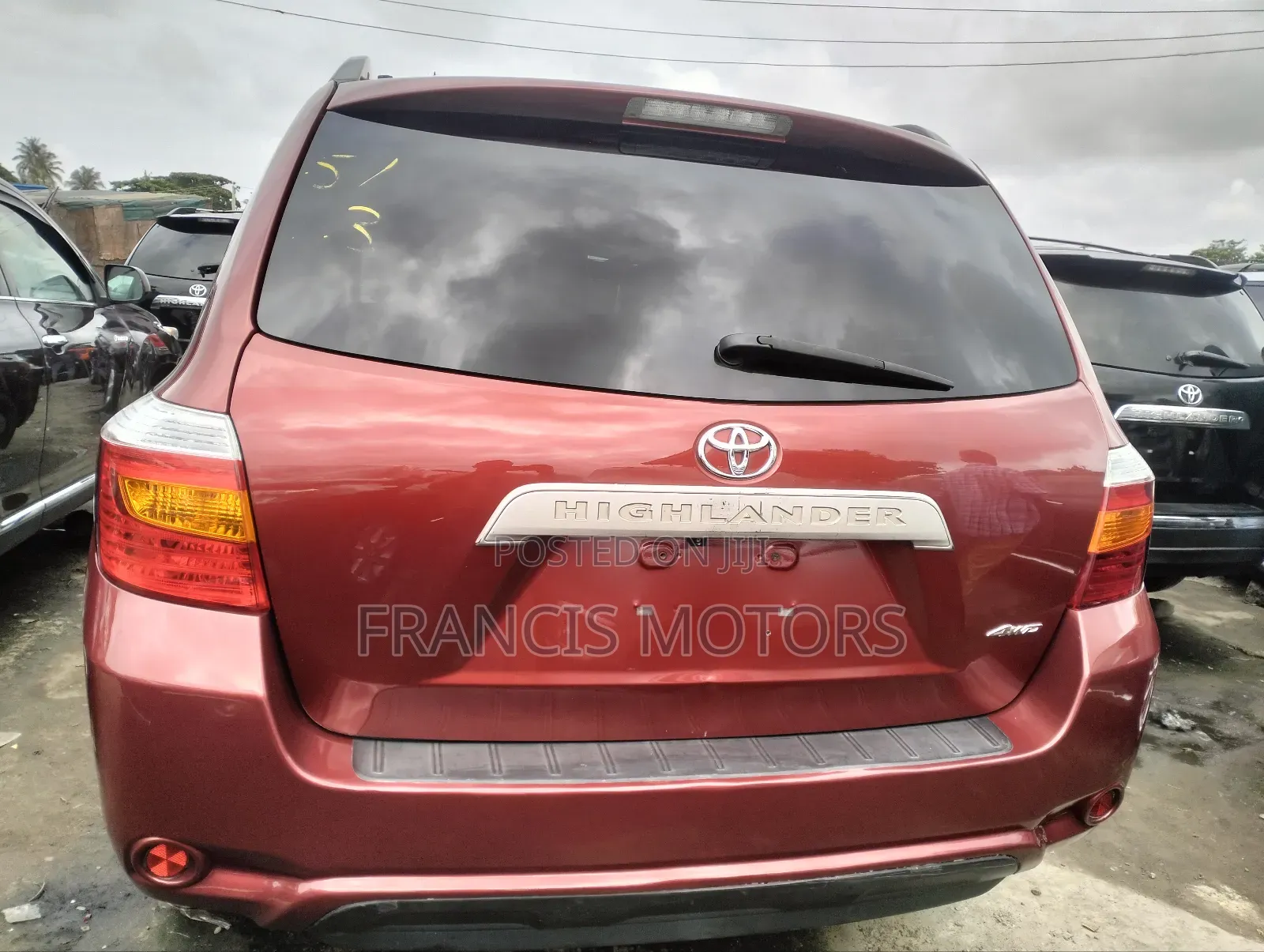 Toyota Highlander Limited 2010 Red