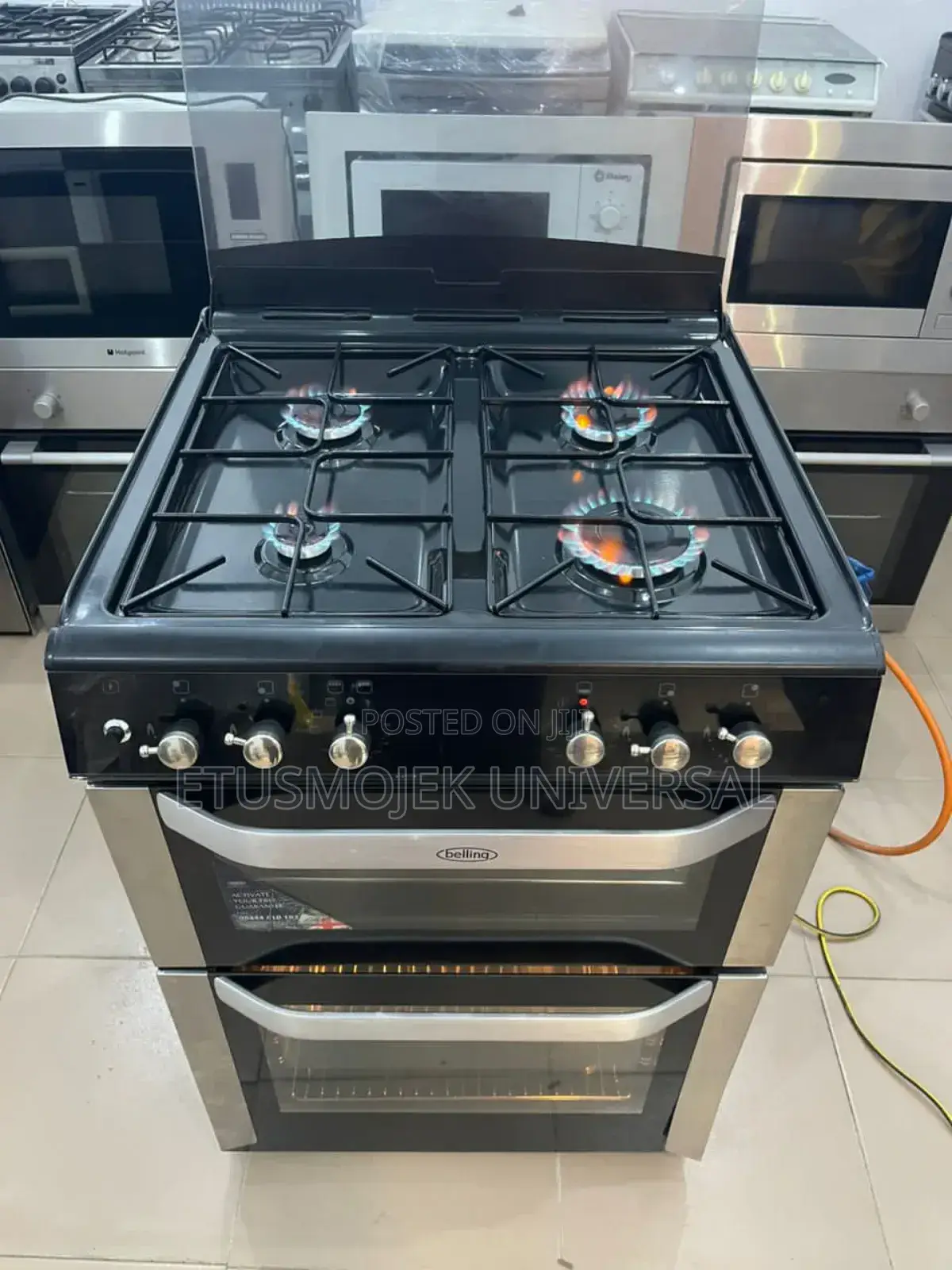 UK Used 3burners Standing Gas Oven