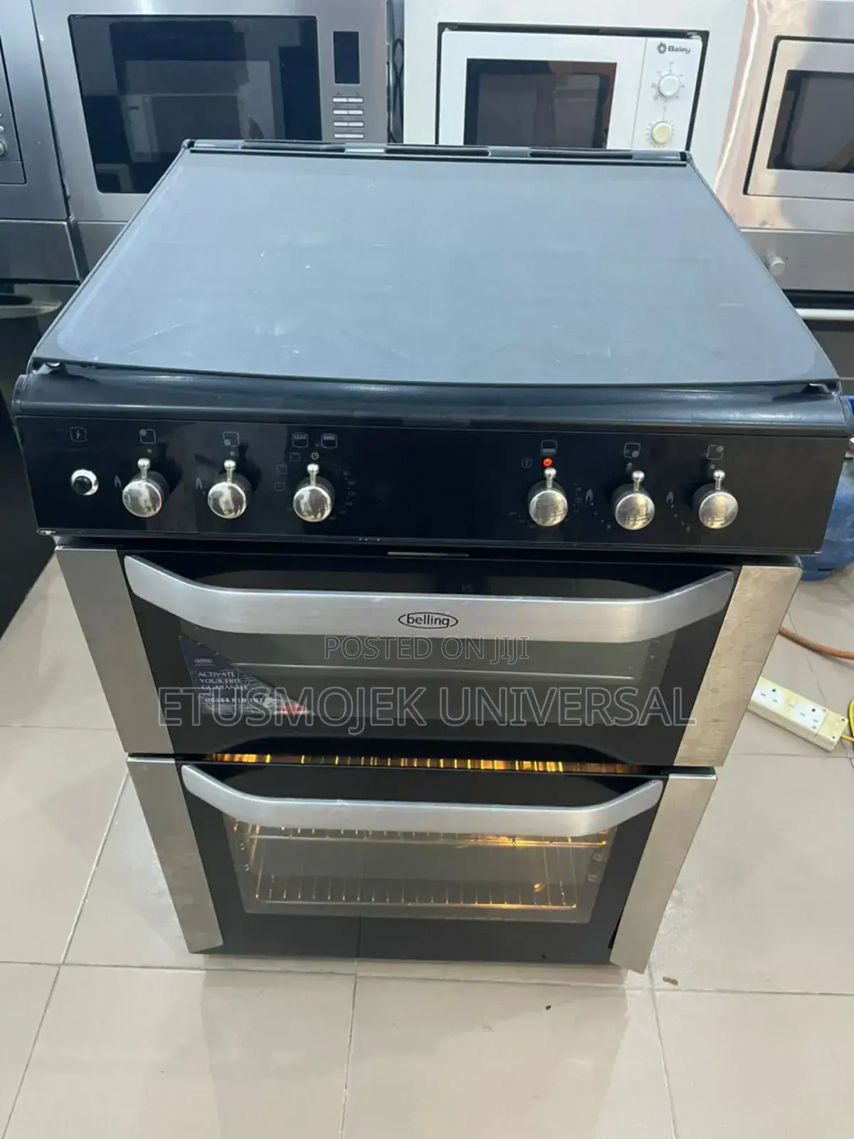UK Used 3burners Standing Gas Oven