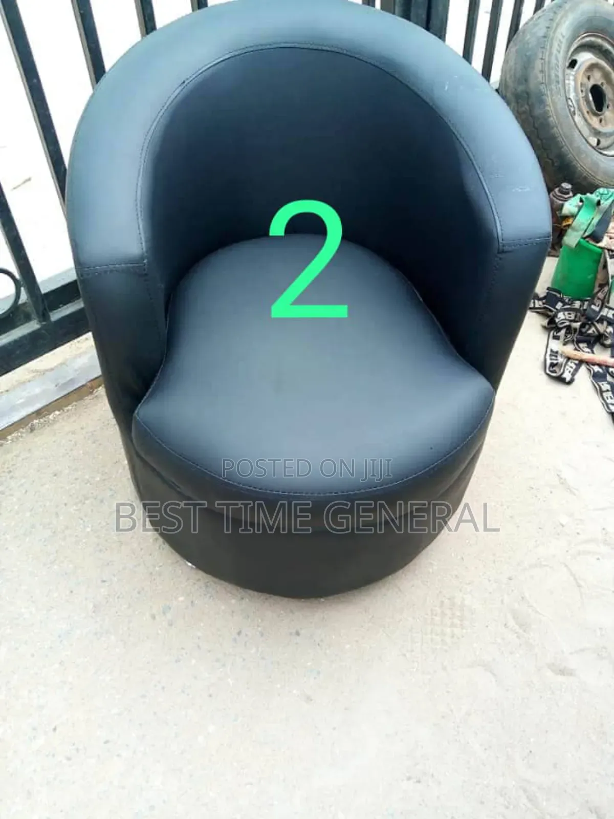 Luxury Bucket Sofa Chair With Good Leather
